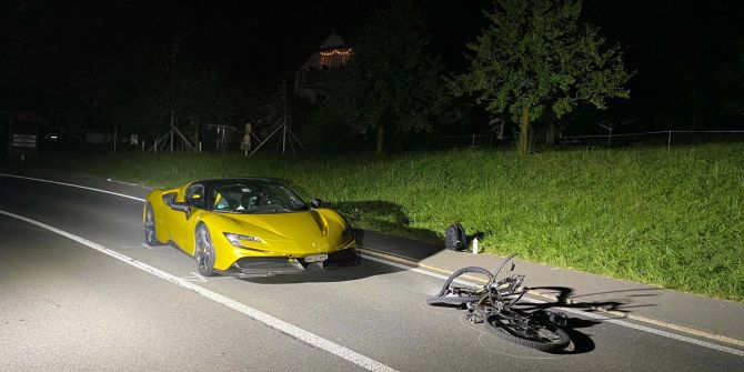 Unfall in Baar