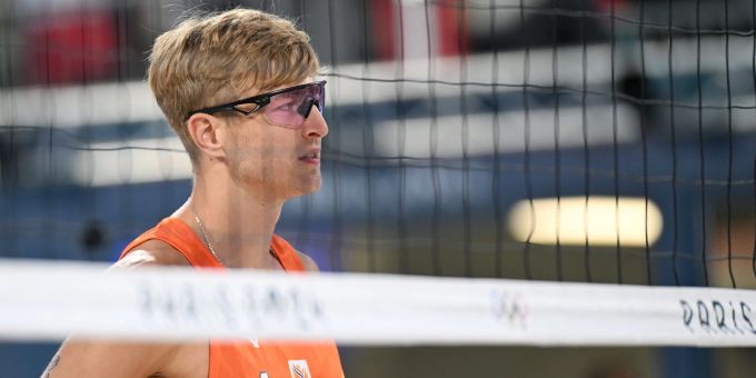 Sein Olympiastart war heftig umstritten: Beachvolleyballer Steven van de Velde. Olympia 2024