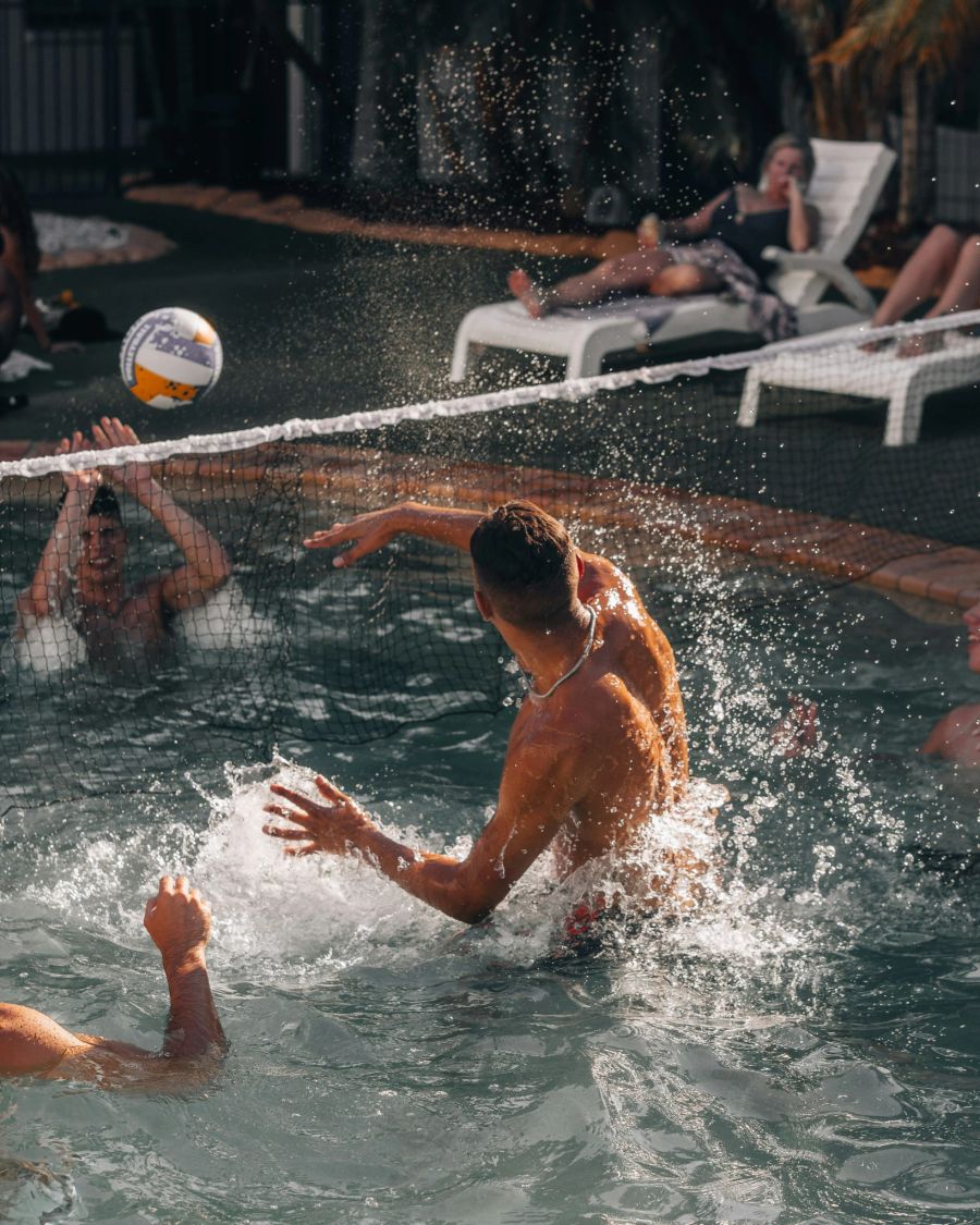 Sommer sonne männner wasser