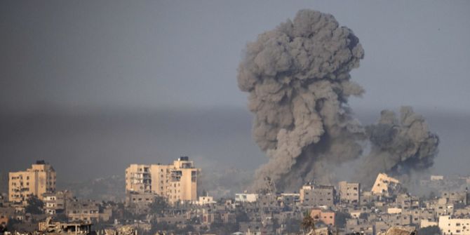 rauch über gaza usa