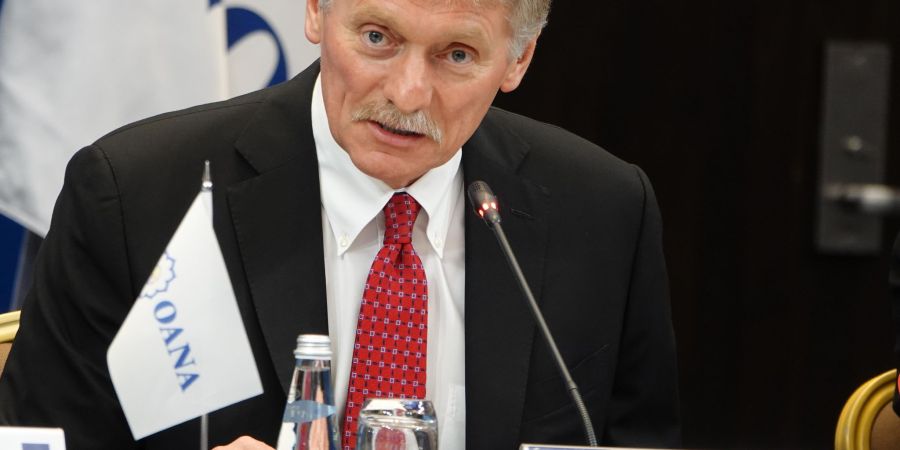 Kremlsprecher Dmitri Peskow sieht
