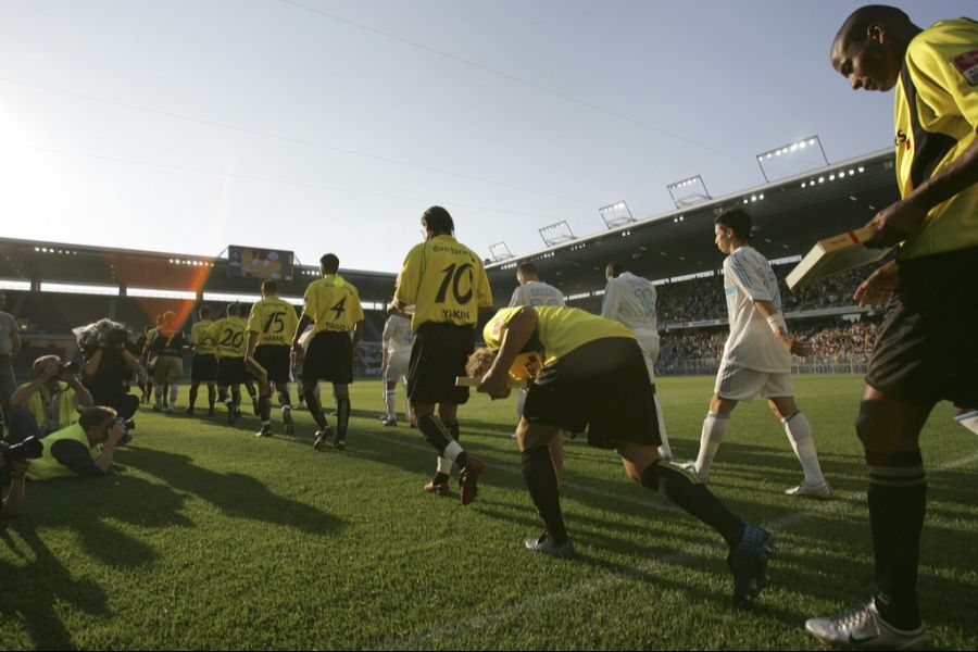 2005 spielt YB erstmals im neuen Stadion.