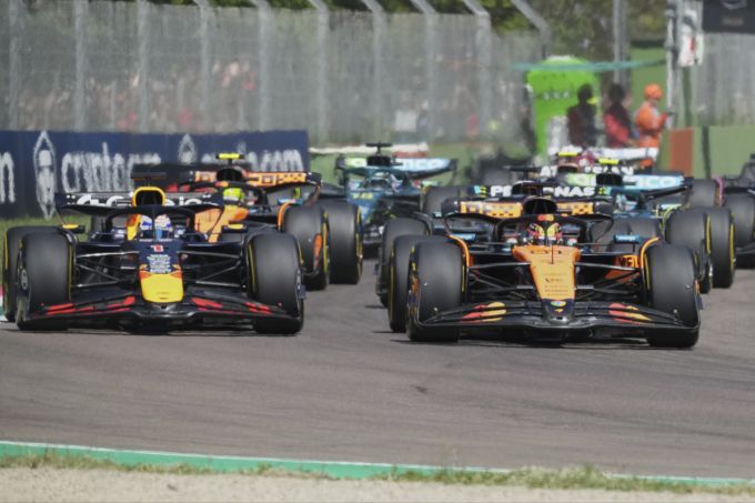 McLaren hatte auch in Imola das beste Auto – Verstappen schlug mit Red Bull trotzdem zu. McLaren Red Bull Imola