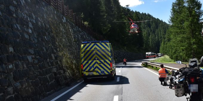 Marmorera GR: Motorradfahrer bei Kollision verletzt. Marmorera GR