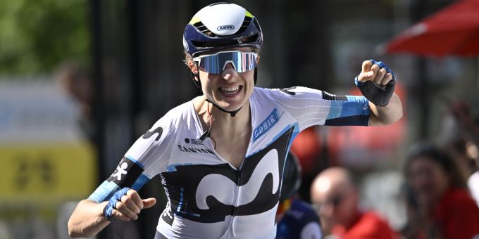 Marlen Reusser gewinnt die erste Etappe der Tour de Suisse. Reusser Tour de Suisse