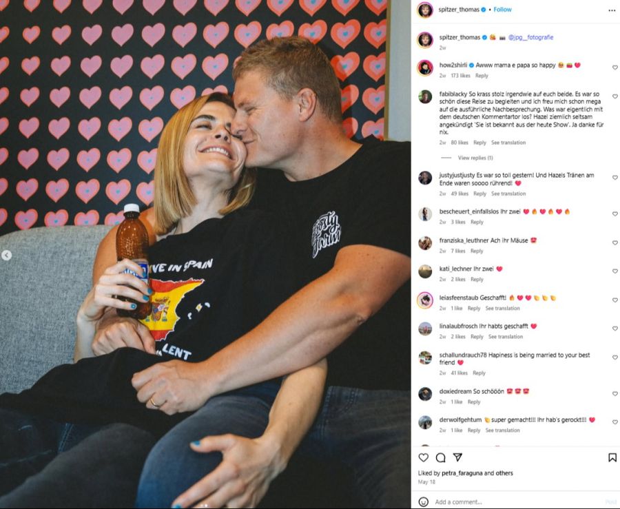 Hazel Brugger und ihr Ehemann Thomas Spitzer haben einen gemeinsamen Podcast.