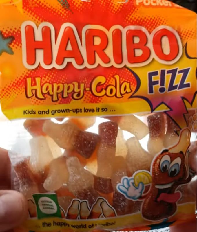 In Packungen von Happy Cola F!zz von Haribo wurden die Spuren von THC gefunden. happy cola fizz haribo