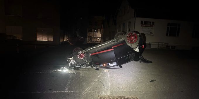 Mellingen AG: Auf dem Dach gelandet. Mellingen AG