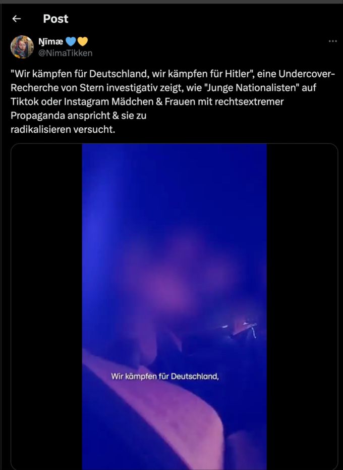 Die Razzia folgte auf einen angekündigten Beitrag von Stern und RTL zu den sogenannten Mädelstagen der Jungen Nationalisten. Razzia