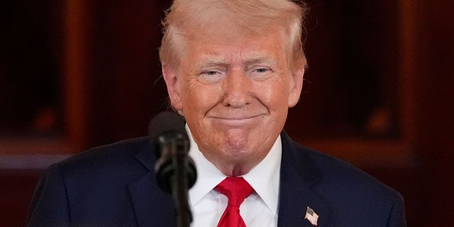 Trump fordert von der Fed Zinssenkungen - bislang vergeblich. (Archivbild)