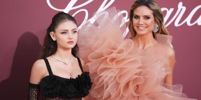 Heidi Klum und Tochter Leni bei einem Auftritt im Mai 2024. Heidi Klum