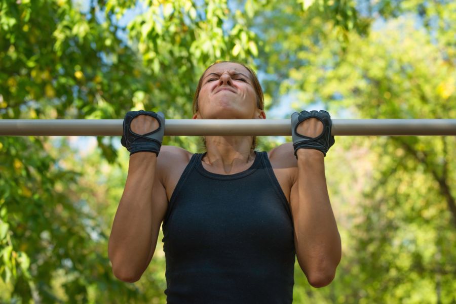frau pull-up