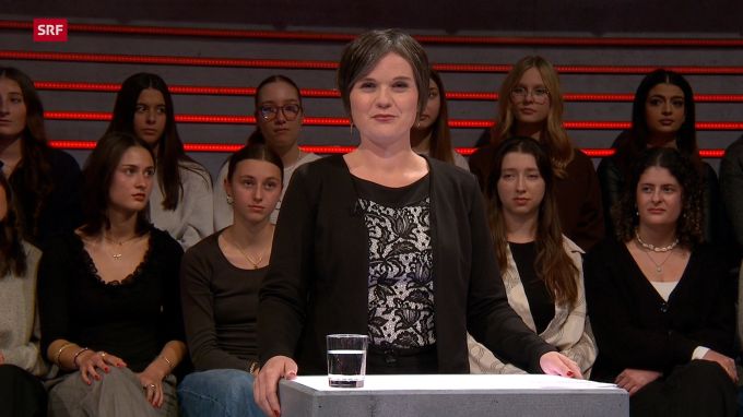 SP-Nationalrätin Sarah Wyss in der «Arena». arena