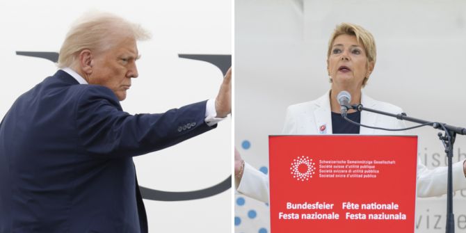 Donald Trump Karin Keller-Sutter