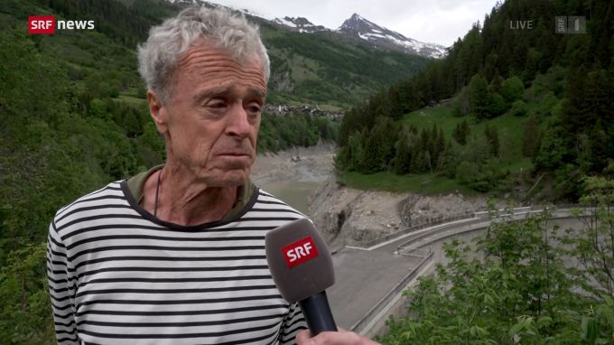 Glaziologe Martin Funk sagt, die Gefahr in Blatten sei noch nicht gebannt. Martin Funk Blatten