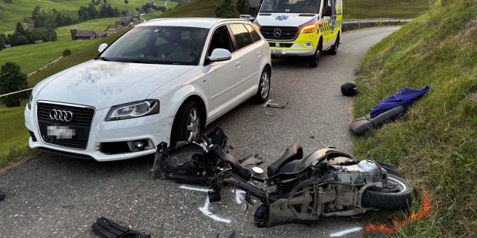 Rollerfahrer verunfallt
