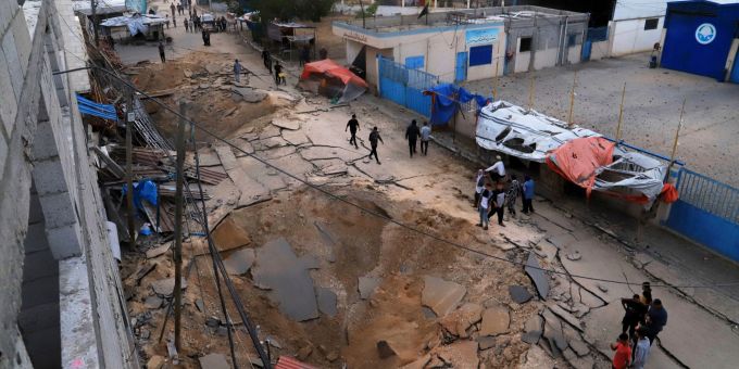 Das Europäische Spital in Chan Junis ist laut der WHO nach einem israelischen Angriff nicht länger funktionsfähig. (Archivbild) Chan Junis