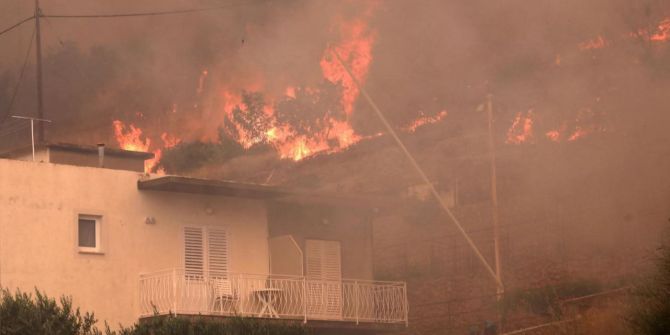 Kroatien Waldbrand