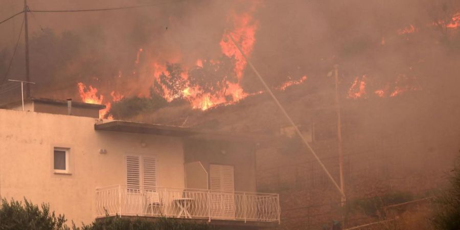 Kroatien Waldbrand