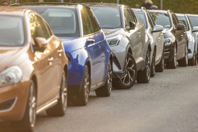 Mini-Parkplätze Lindenweg Busse Linie