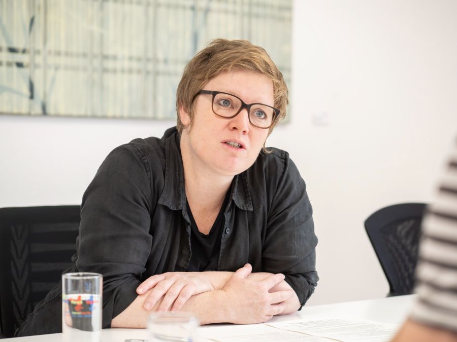 Ursina Anderegg im Gespräch
