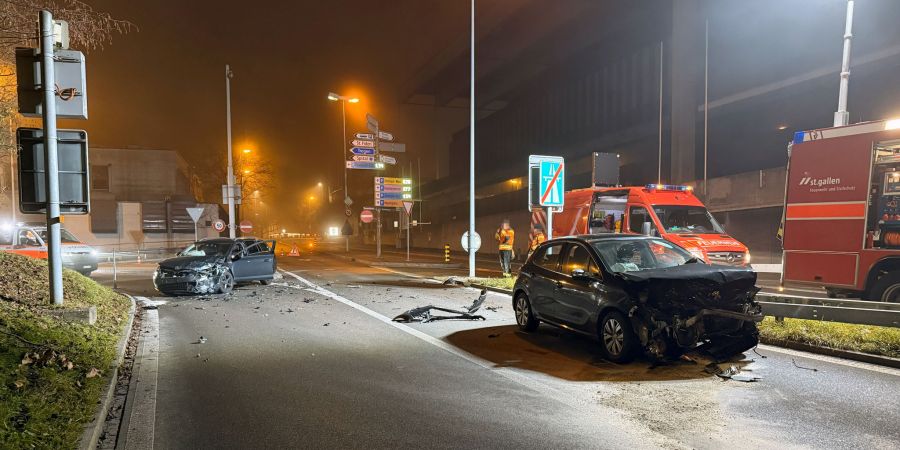 Frontalkollision St. Gallen