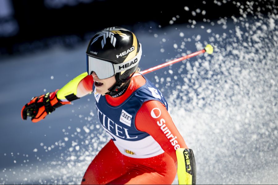 Lara Gut-Behrami stürzte beim Training in Cooper Mountain schwer.