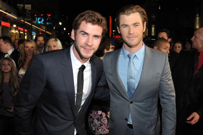 Geschwisterpaare Hollywood Liam Chris