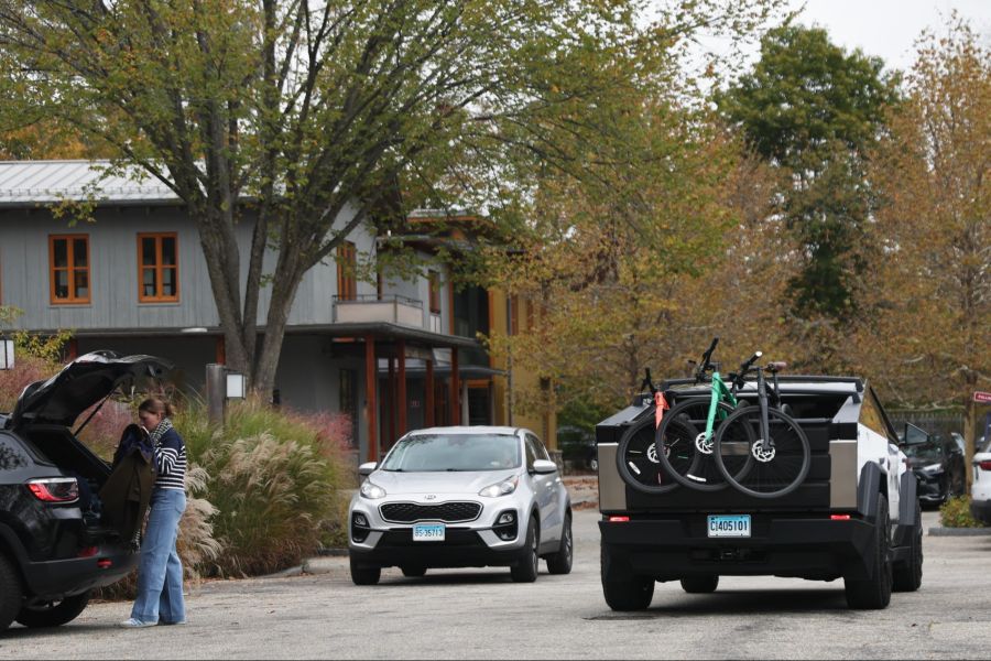 Ein Cybertruck auf der Strasse: In den USA nichts Ungewöhnliches.