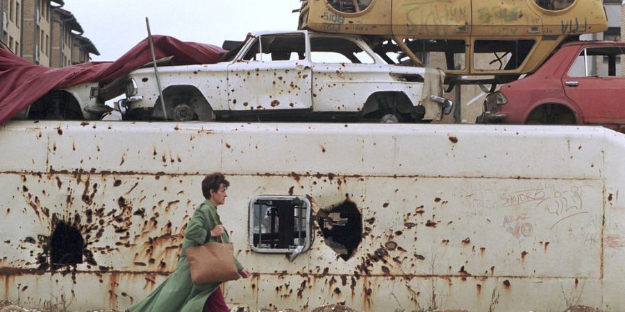 Passantin Einschusslöcher Bosnienkrieg