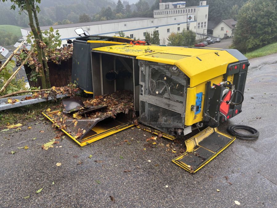 Beim Unfall entstand Sachschaden.
