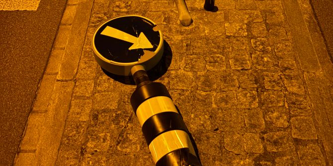 Selbstunfall nach Sekundenschlaf
