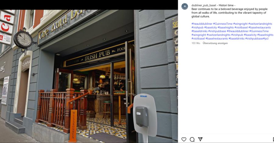 Trotz des Besuchs vom Konkursamt können Gäste das Irish Pub aktuell wieder besuchen.