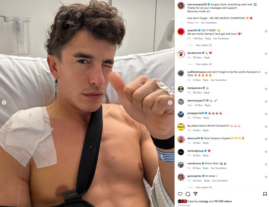 Marc Márquez MotoGP Operation