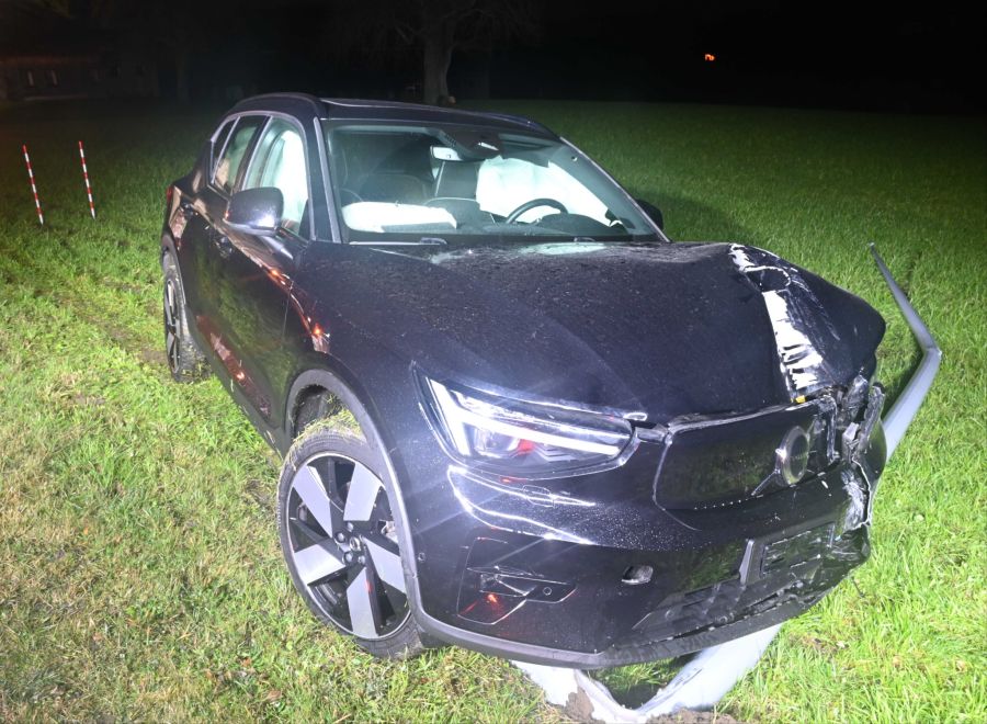 Sachschaden Selbstunfall Hellbühl