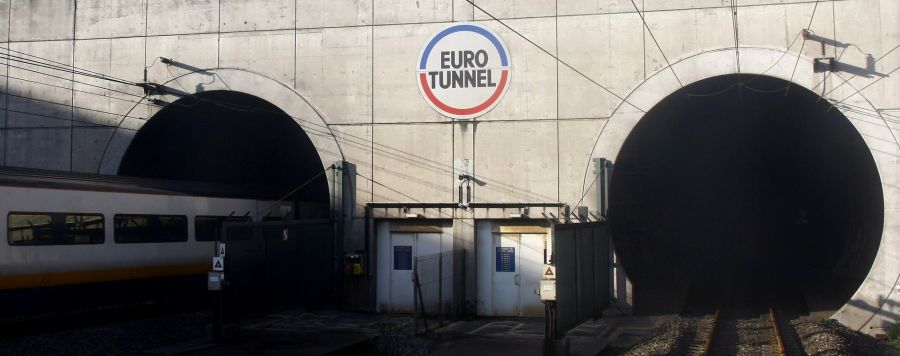 Der Eurotunnel ist von Problemen mit der Stromversorgung betroffen. (Archiv)