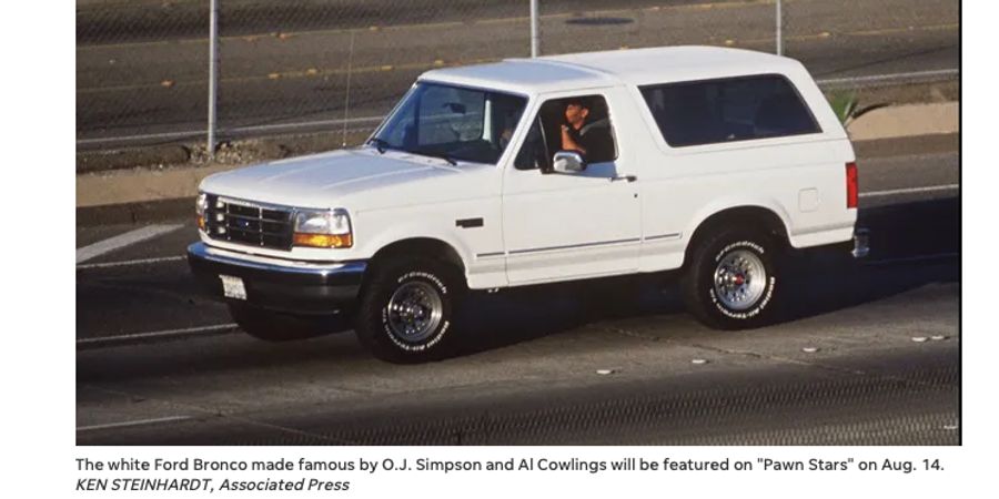 Ford Bronco O.J. Simpsons
