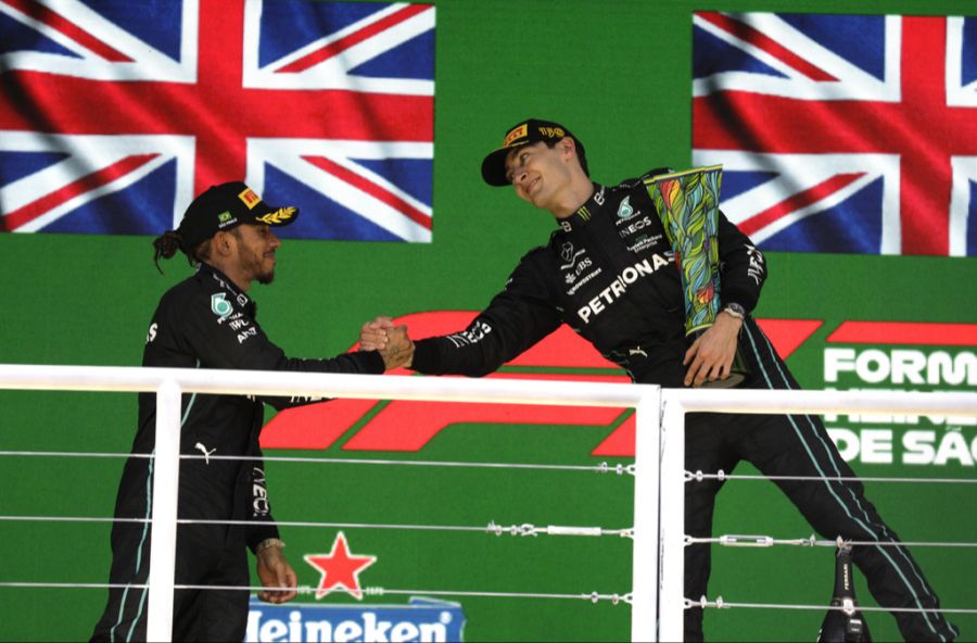 Lewis Hamilton George Russell