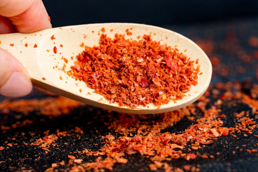Chili, flocken