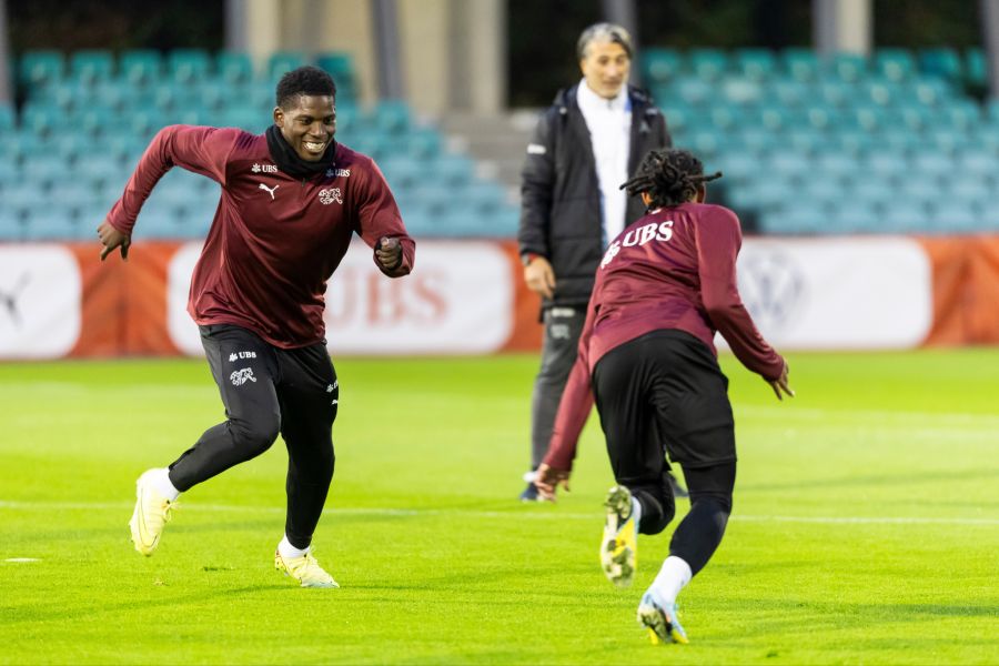 Die Schweizer Nati trainiert in Lausanne.