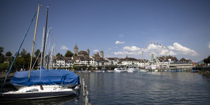 Der Hafen von Rapperswil-Jona