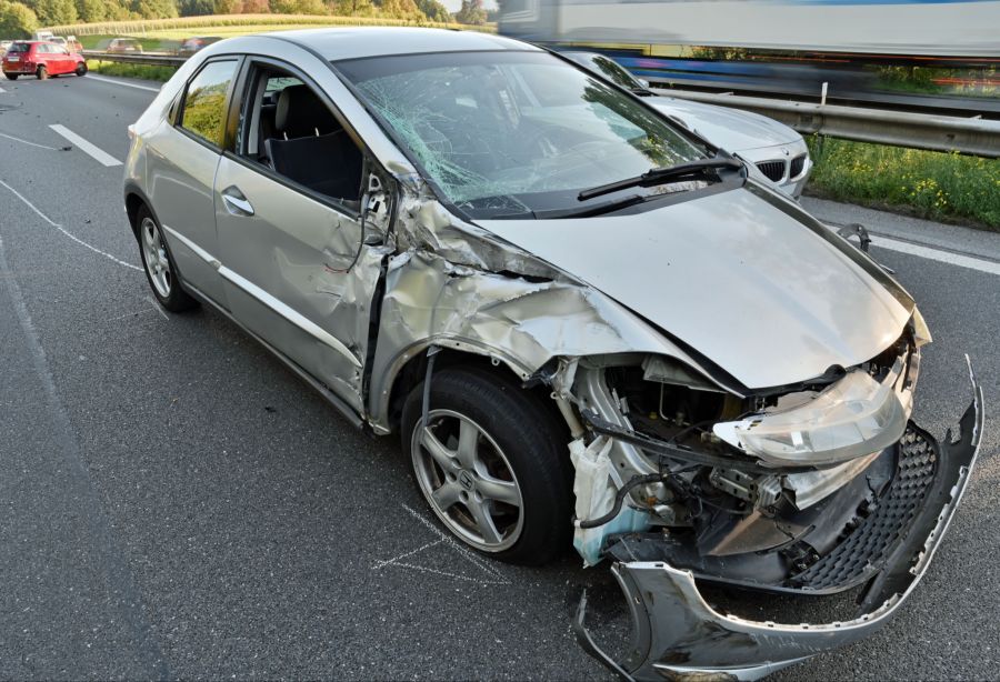Sachschaden nach Unfall