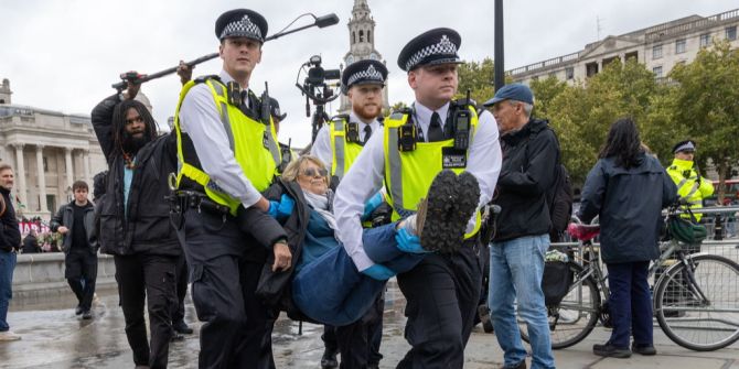 London Festnahmen