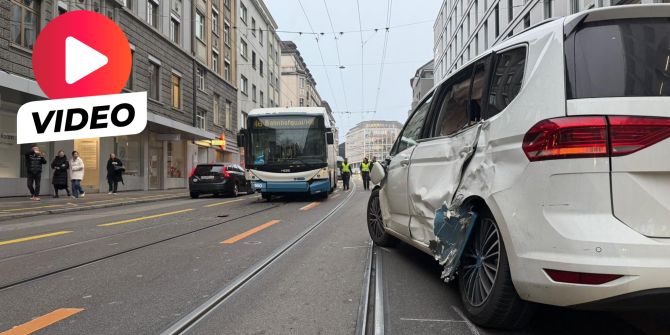 Unfall VBZ Auto