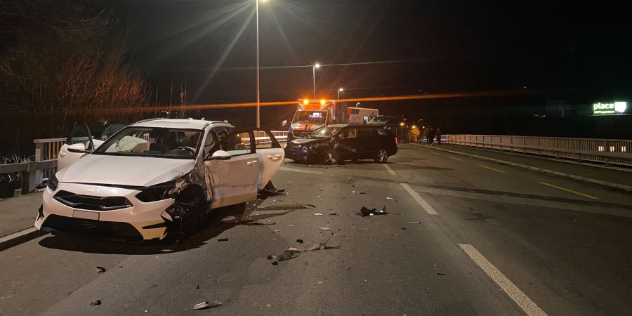 Frontalkollision Steinhausen