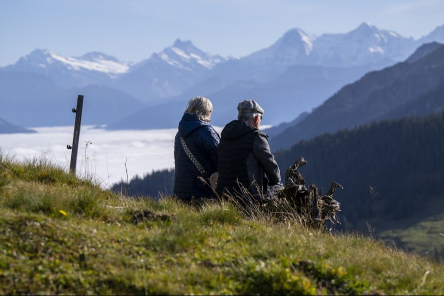 Am Morgen liegt oft noch Nebel, der sich aber im Verlauf des Vormittags auflöst.