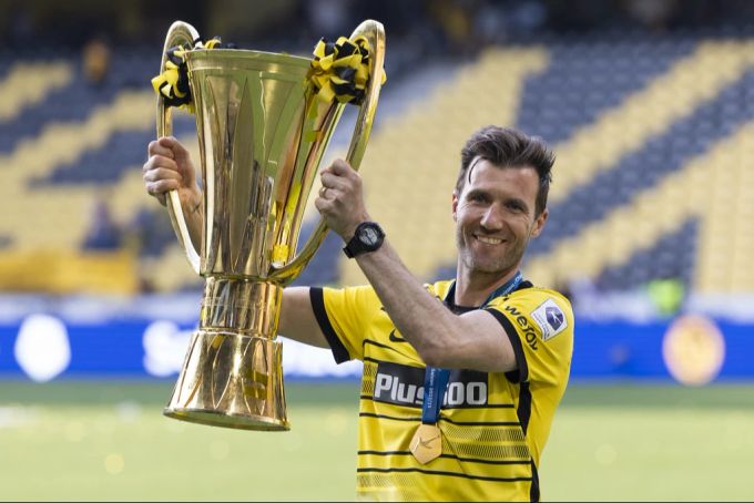 Raphael Wicky gewinnt mit YB letzte Saison das Double. FC Basel
