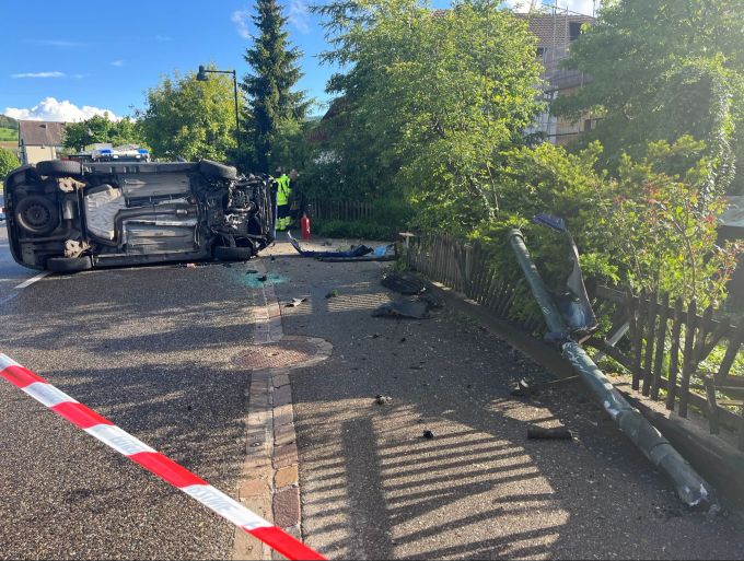 Der Lieferwagenfahrer war stark alkoholisiert. Lieferwagenfahrer