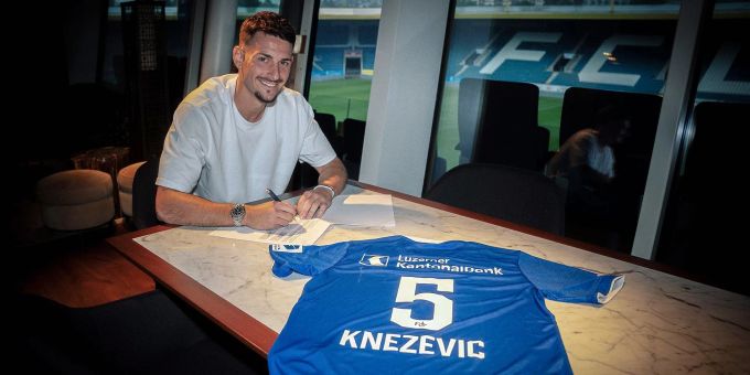 Stefan Knezevic ist zurück beim FC Luzern. Stefan Knezevic FC Luzern