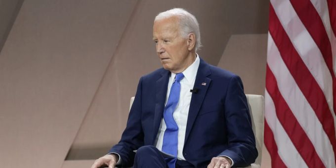 Mittlerweile gilt Joe Biden selbst parteiintern als angezählt. Joe Biden Nato-Gipfel